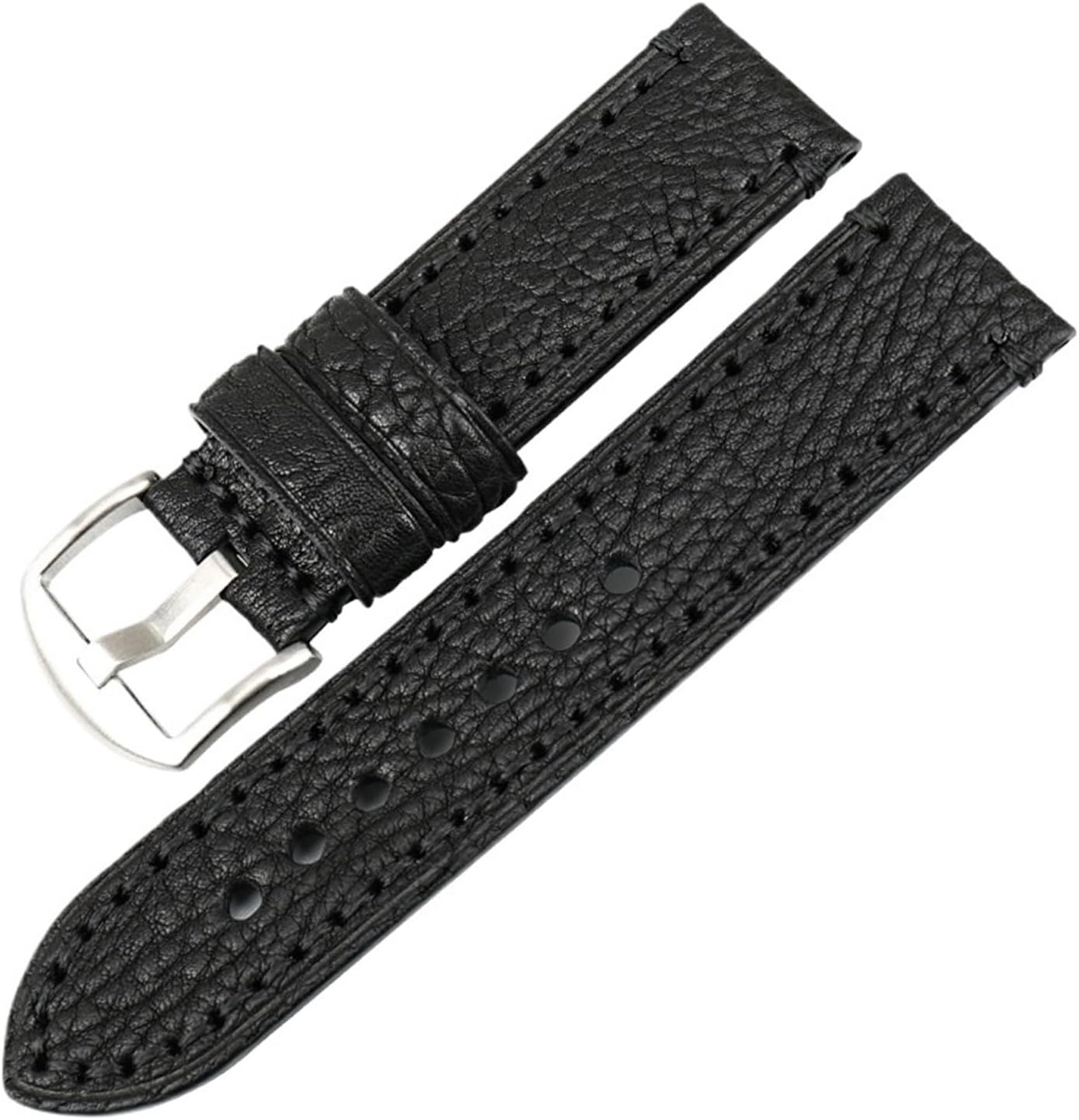 XILILHC Watch Accessories Band Genuine Leather Strap Brown 20 22 24 26mm Watchband Bracelet