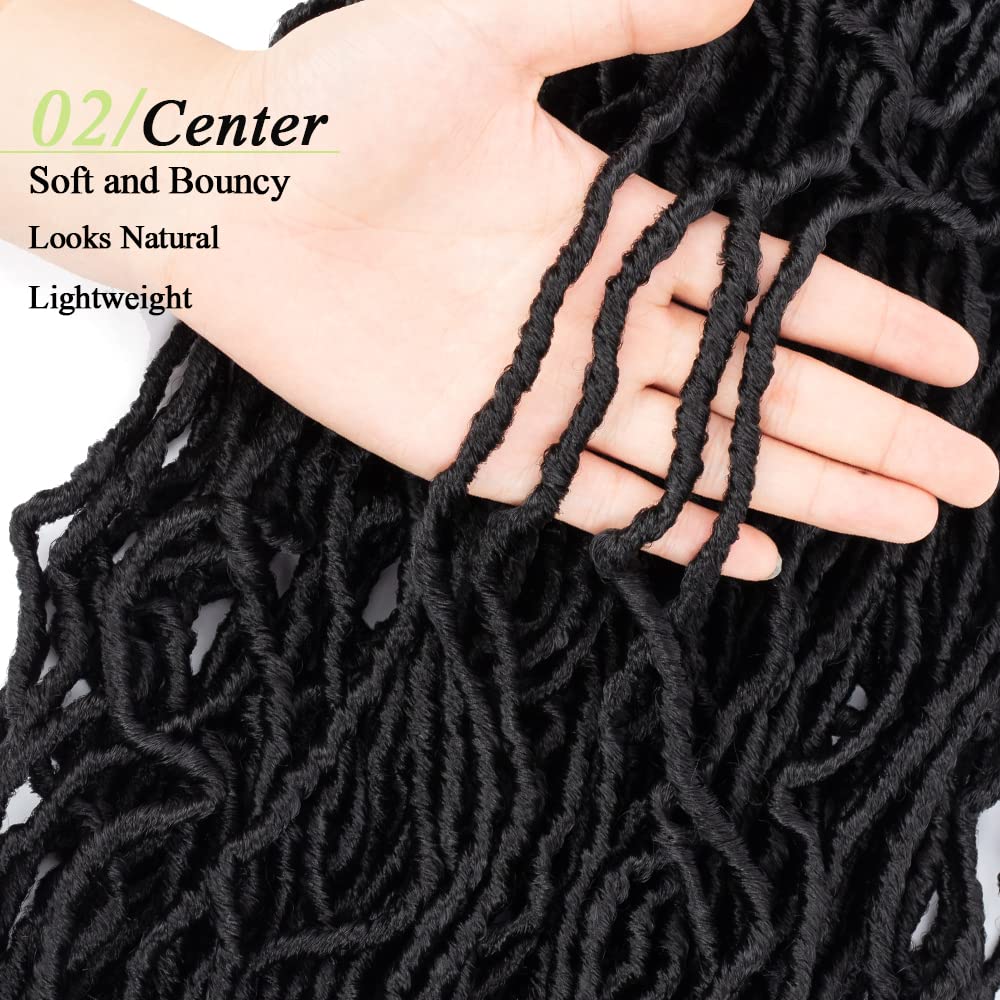 Snapklik.com : Umylar Soft Locs 36 Inch Faux Locs Crochet Hair 4 Packs ...