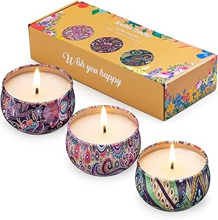 AIMASI 3 Pack Scented Candles,2.5 oz Aromatherapy Candles wi