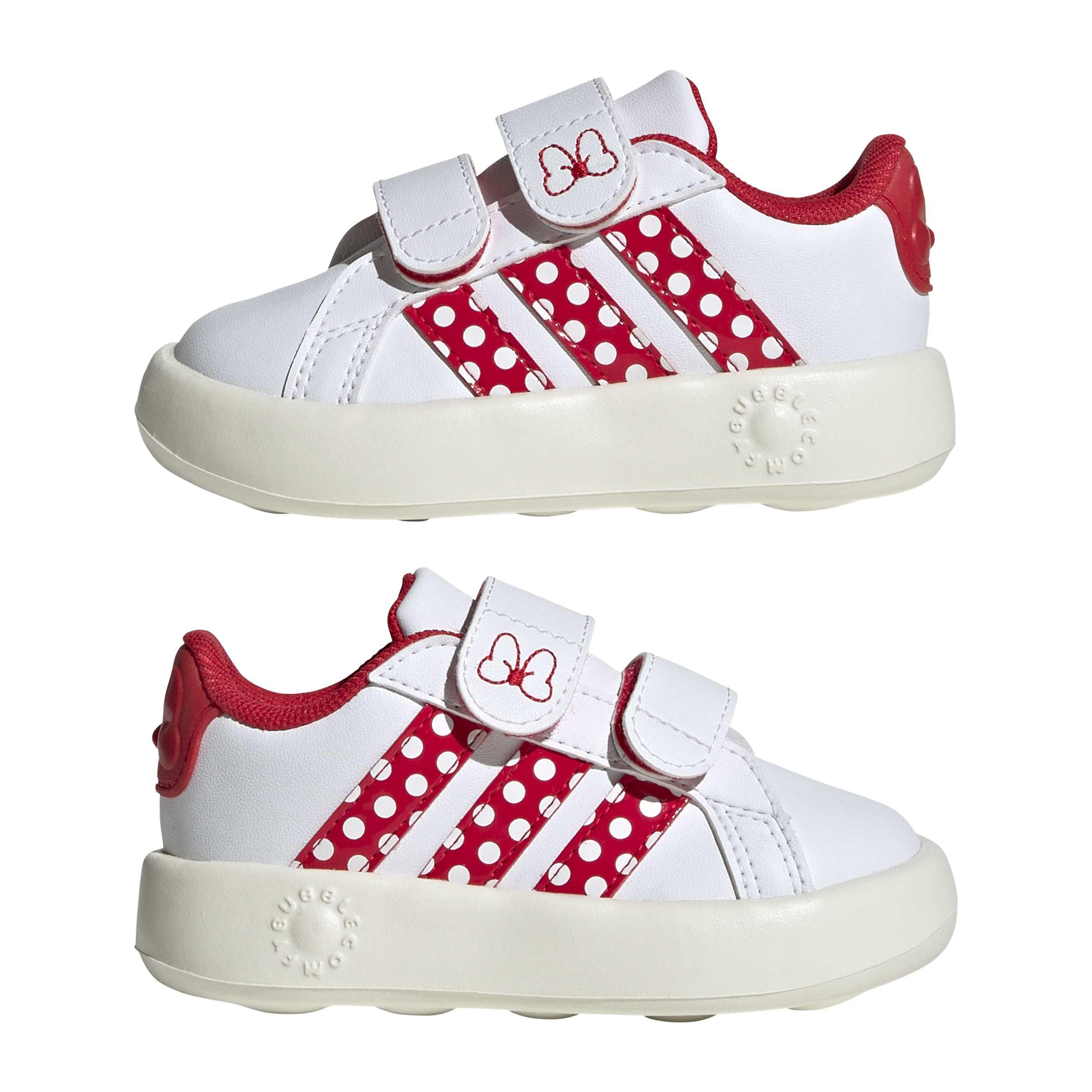 adidas Unisex bebé Disney Minnie Mouse Grand Court Shoes Infants, FTWR White/Clear Pink/Chalk White, 19 EU