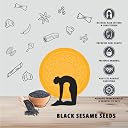 Organature Black Sesame Seeds for Eating 900gm - Whole Fresh and Natural Unhulled Kale/Black Til Seed for Weight Management, Indian Spice (Pack of 1) gallery image