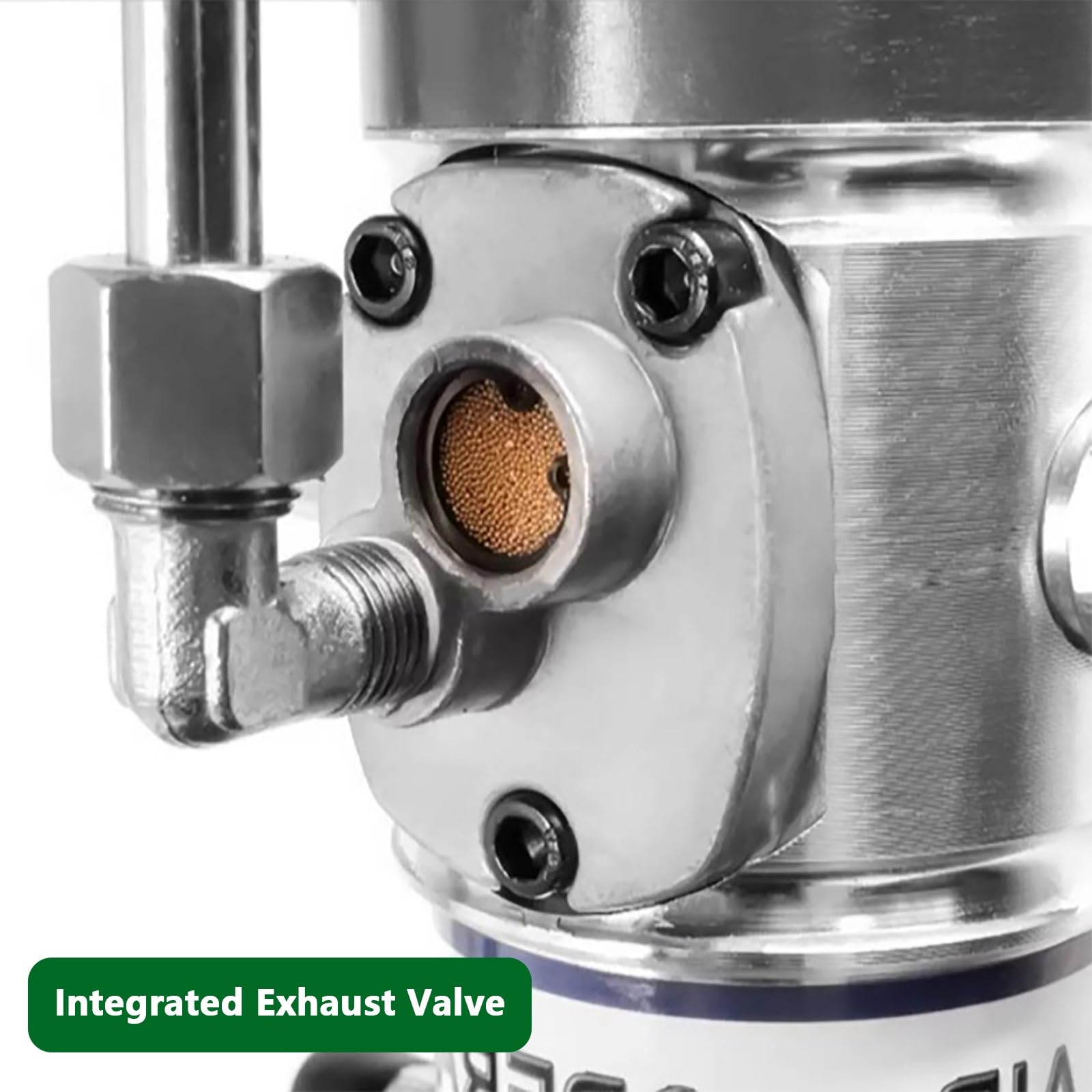 Bomba de Grasa de Lubricación Accionada por Aire de Alta Presión | Pistola Universal para Grasa, Manguera de Aceite de 4 M, Caudal: 0,85 L/min, Relación de Presión de 50:1