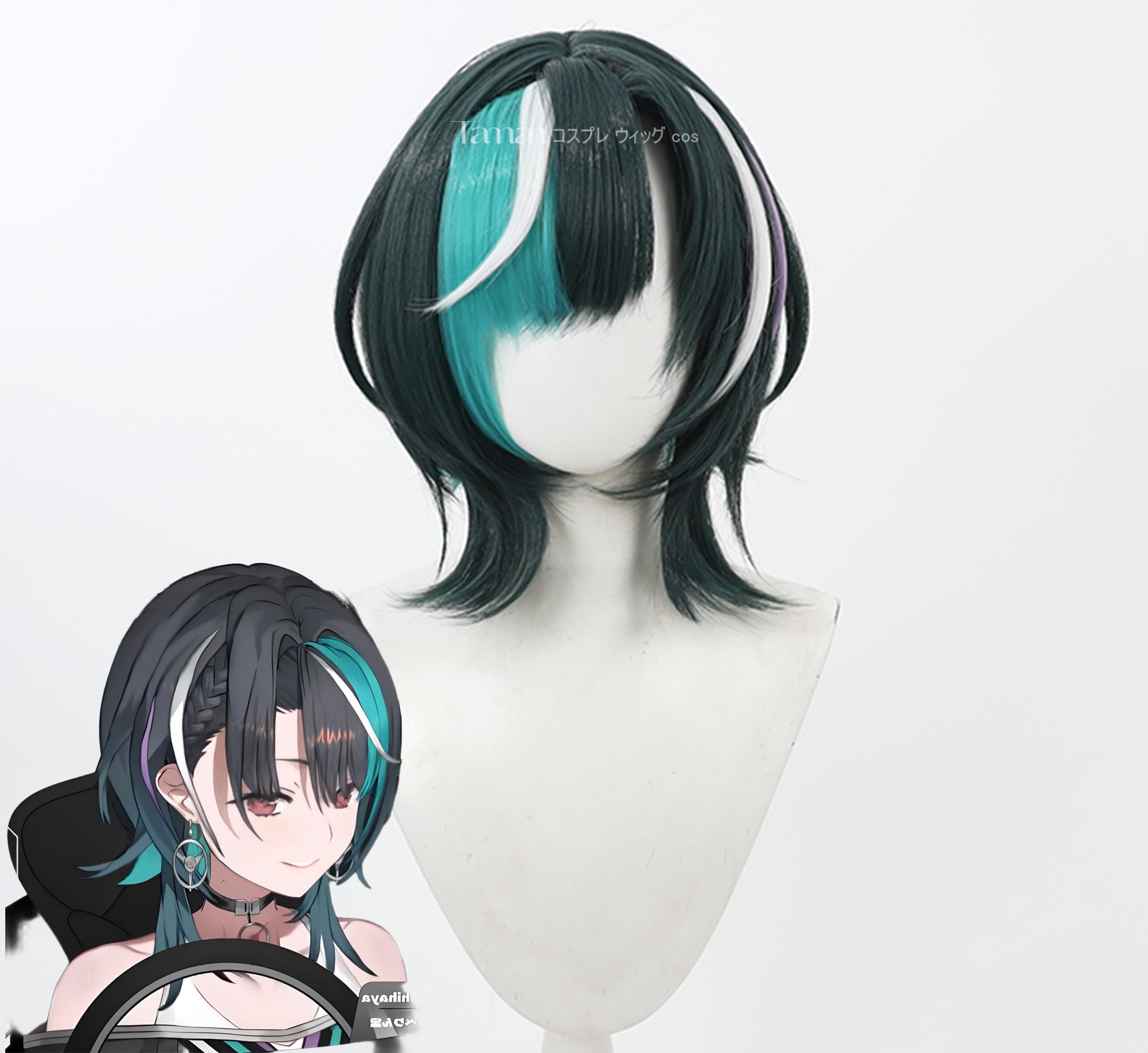 Amazon.co.jp: コスプレ ウィッグ ネット付き 輪堂千速 りんどうちはや