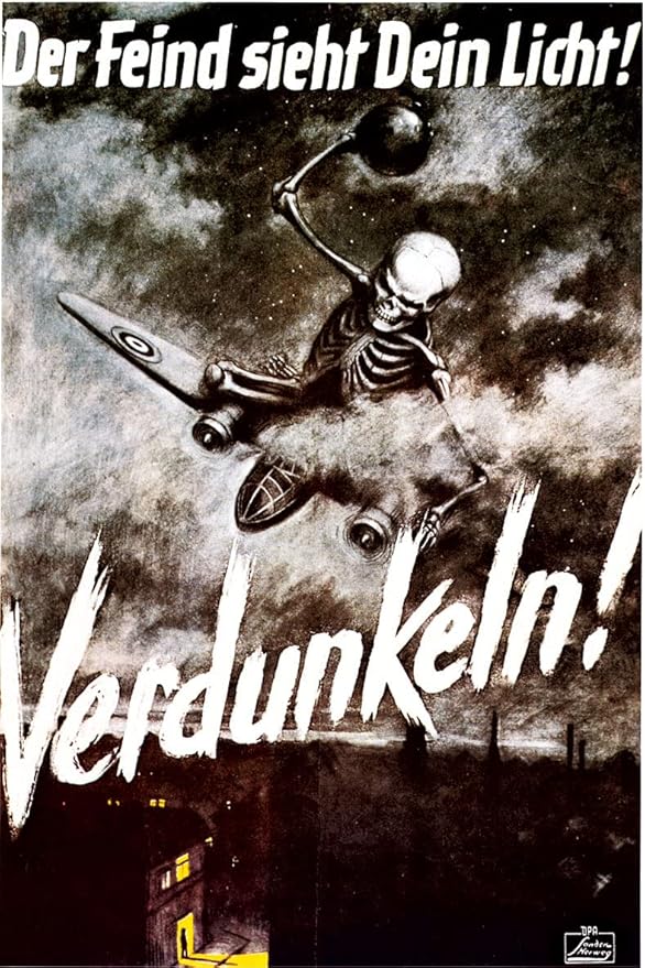 American Gift Services Der Feind Sieht Dein Licht German World War Two Poster Art American Gift Services D
er Feind Sieht Dein Licht German World War Two Poster Art