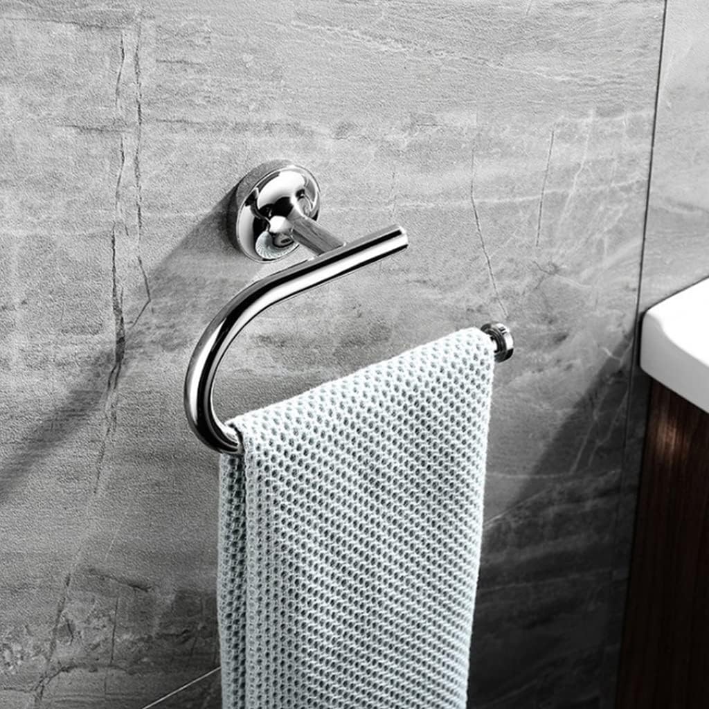 High-end 304 Stainless Steel Bathroom Towel Ring, Bathroom Hardware, Towel Rack, Towel Hanger, Hand Towel Holder Bathroom