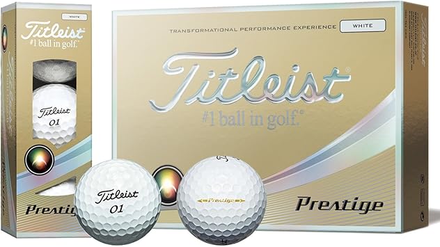 Amazon タイトリスト Prestige ボール プレステージ ボール 17年モデル 3ダースセット 3ダース 36個入り ホワイト Prestige ゴルフボール