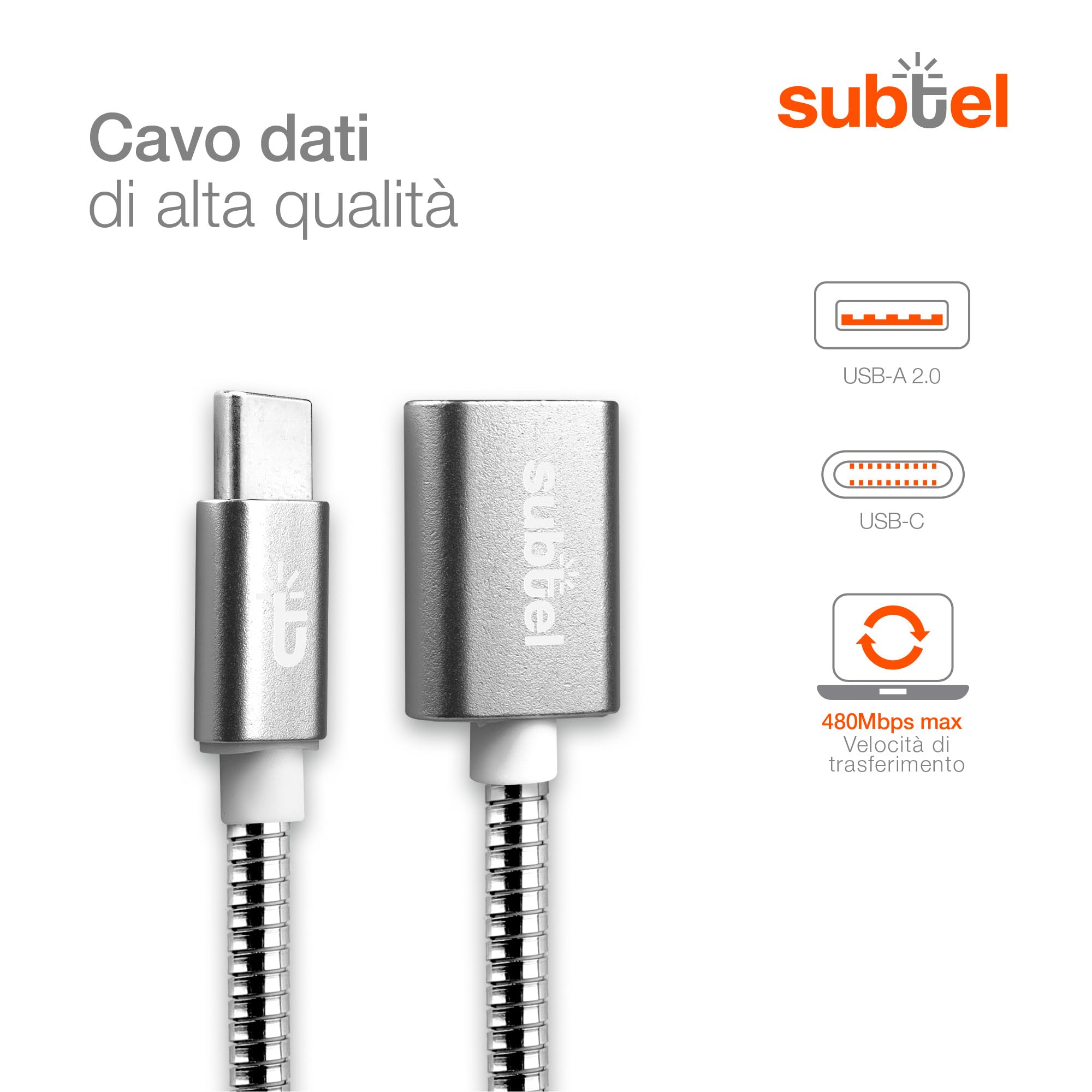 subtel Cavo USB 1,0m compatibile con DJI Osmo Pocket, Osmo | WhichOne