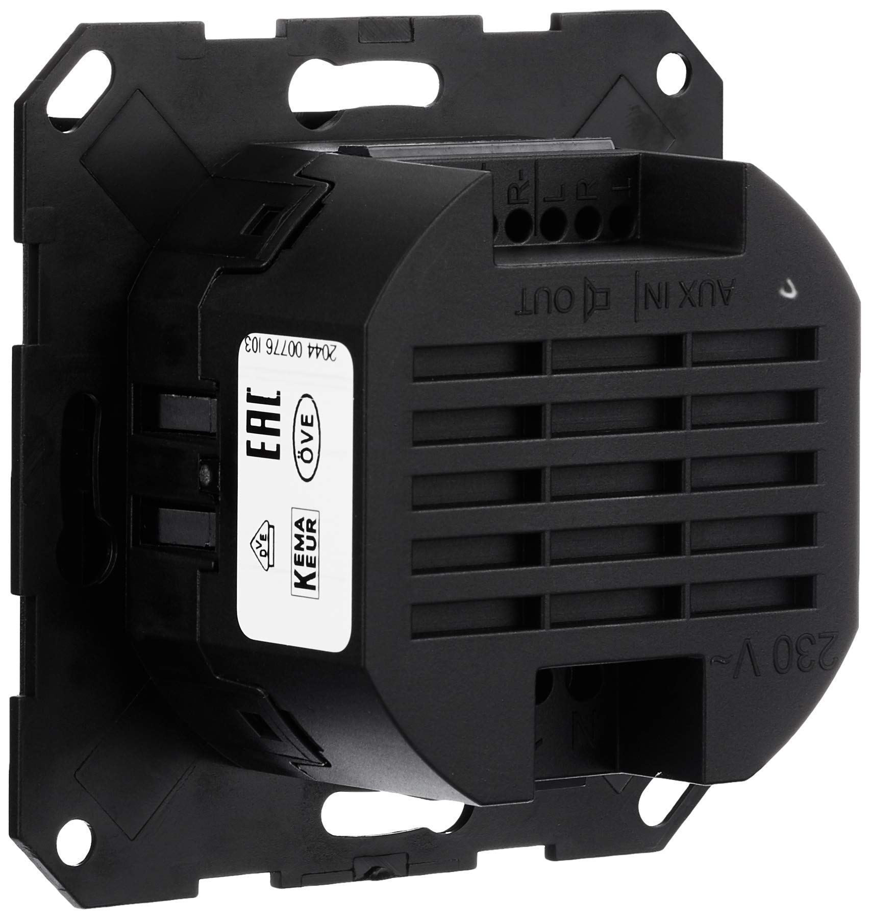 Gira 228405 Radio encastrée RDS Verre Noir