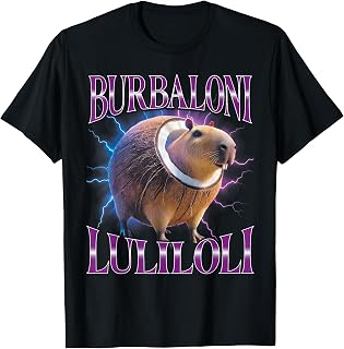 Surreal Italian Brainrot Meme Burbaloni Luliloli Funny T-Shirt