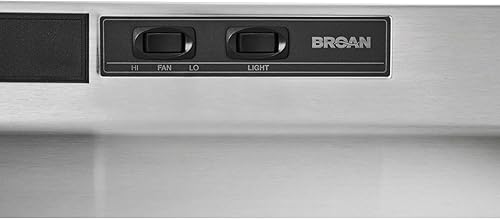 Miniatura 7 de Broan-NuTone F4030BLS - Campana convertible con luz, extractor para debajo del gabinete