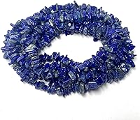 Vista 12 de 31 pulgadas Cuentas de Piedra de Astillado Piedras Preciosas Sueltas con Orificios para Hacer Joyas (Yaxaita)