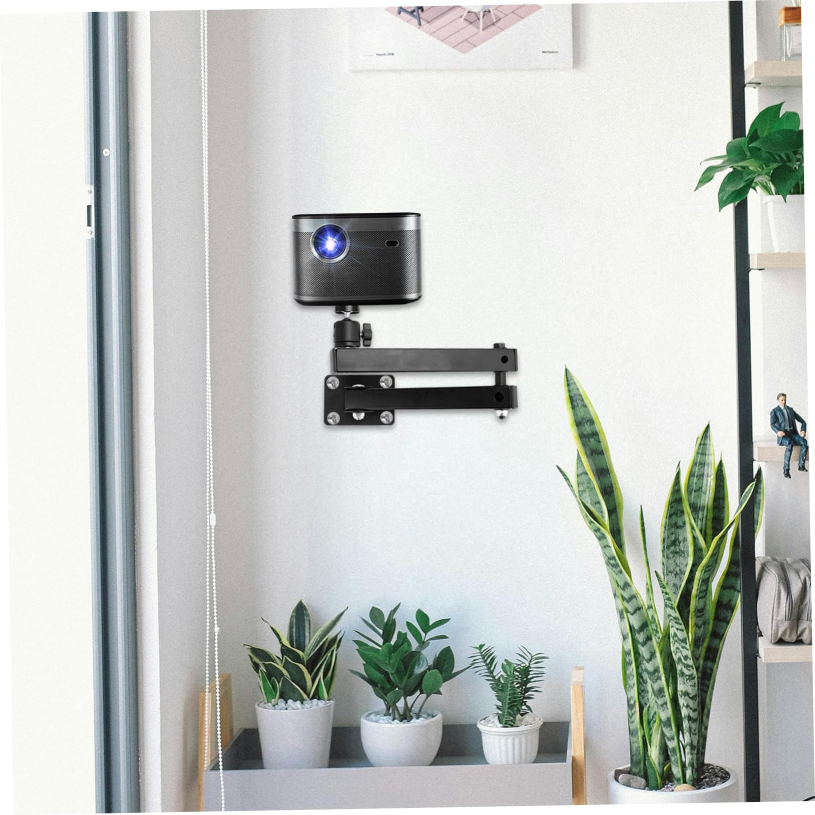 UKCOCO Support Mural pour Routeur WiFi Console Multimédia DVD Et TV Rangement Pratique pour Maison