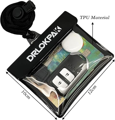 Miniatura 3 de DRLOKPAK Cartera impermeable para surf, funda impermeable para llave de coche, funda para audífonos, tarjetero para tarjetas de crédito, bolsa seca