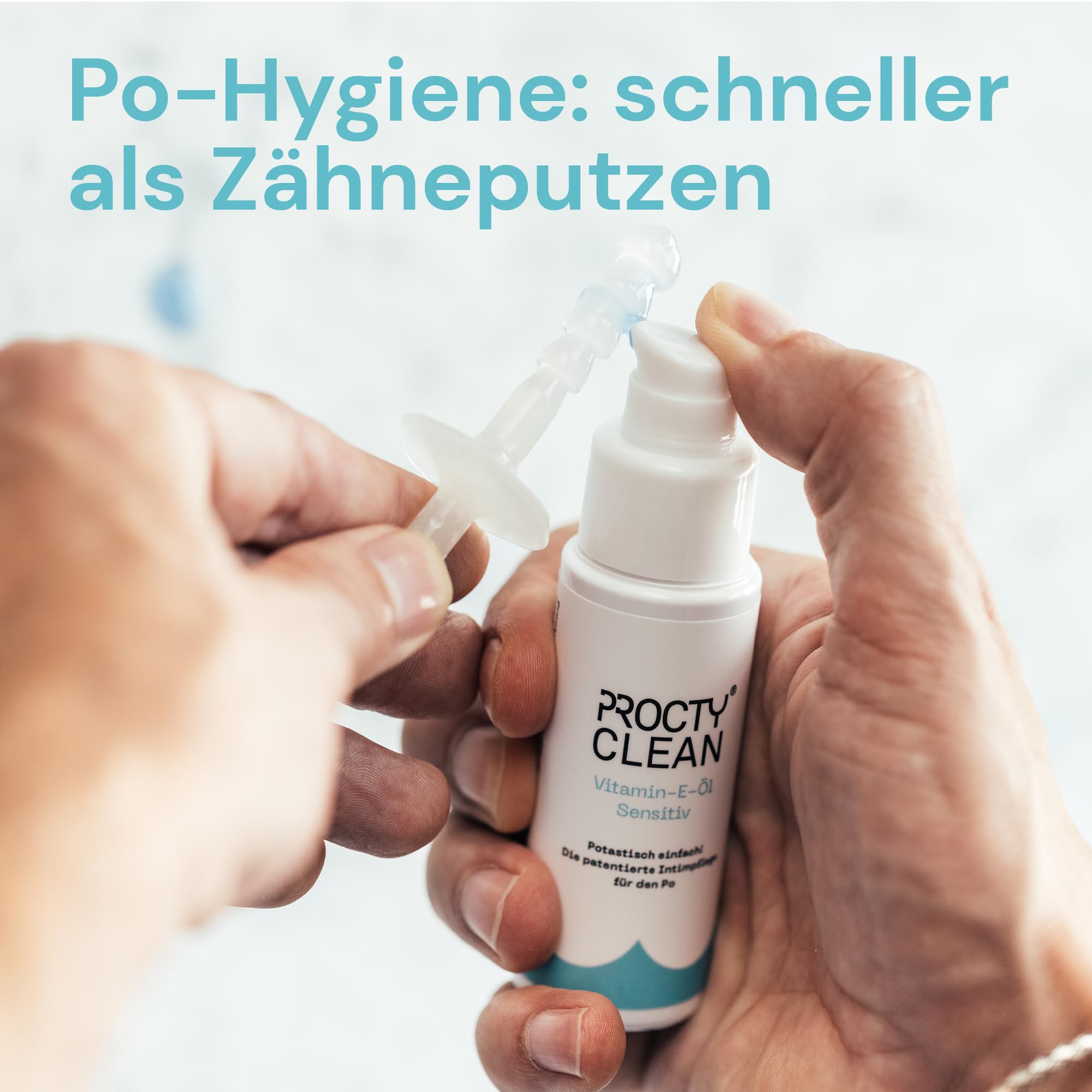 ProctyClean PoBox - Inftimpflege und Hygiene für den Po im Wohlfühl-Paket | Tägliche Pflege, Hilfe bei Hämorrhoiden, Analfissuren, Jucken, Brennen, statt feuchtem Toilettenpapier, auch als Geschenk