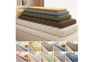 Circle Window Seat Cushions for Indoor Furniture Anti Scratch Washable Bench Cushion