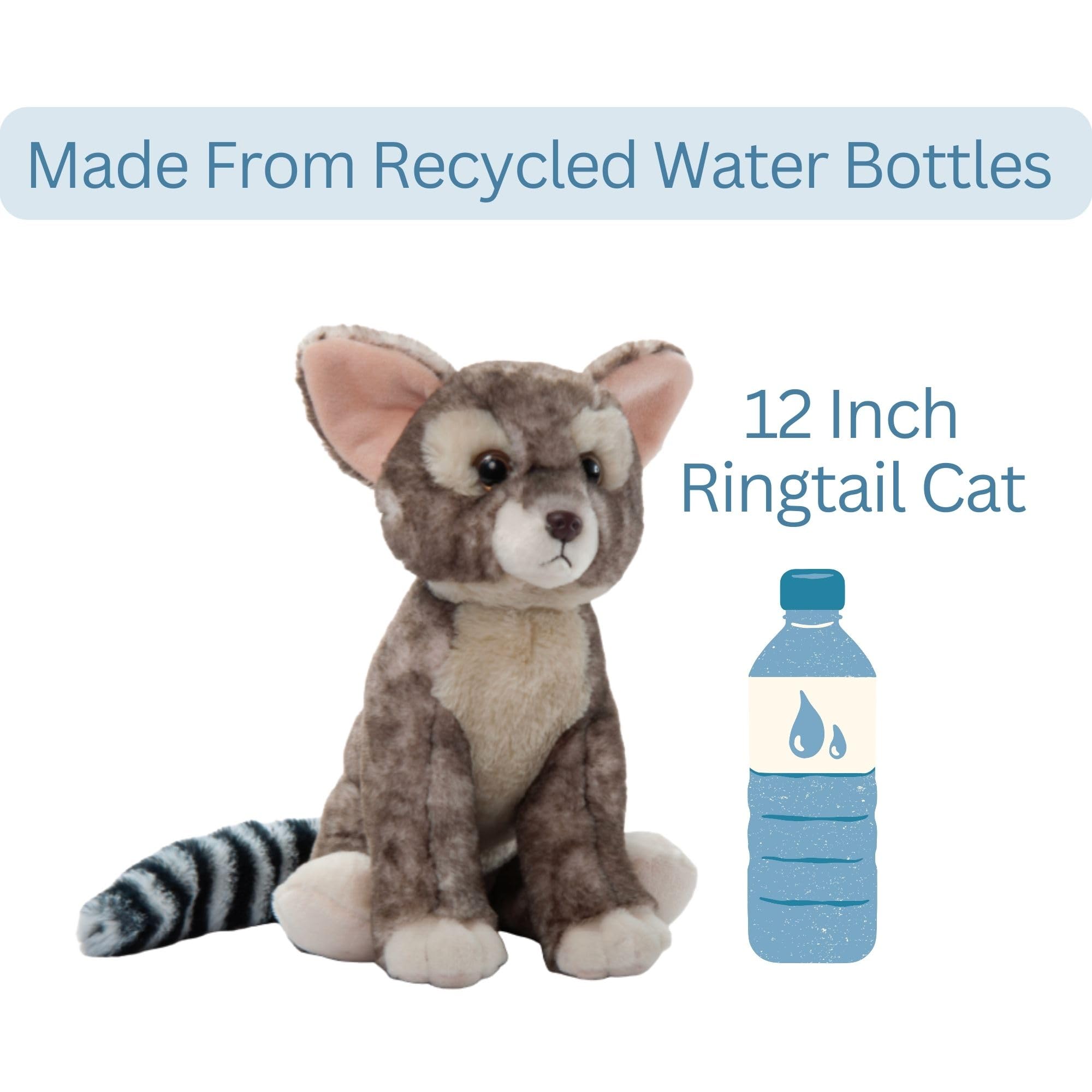 Amazon.com: The Petting Zoo Ringtail Cat Stuffed Animal Plushie