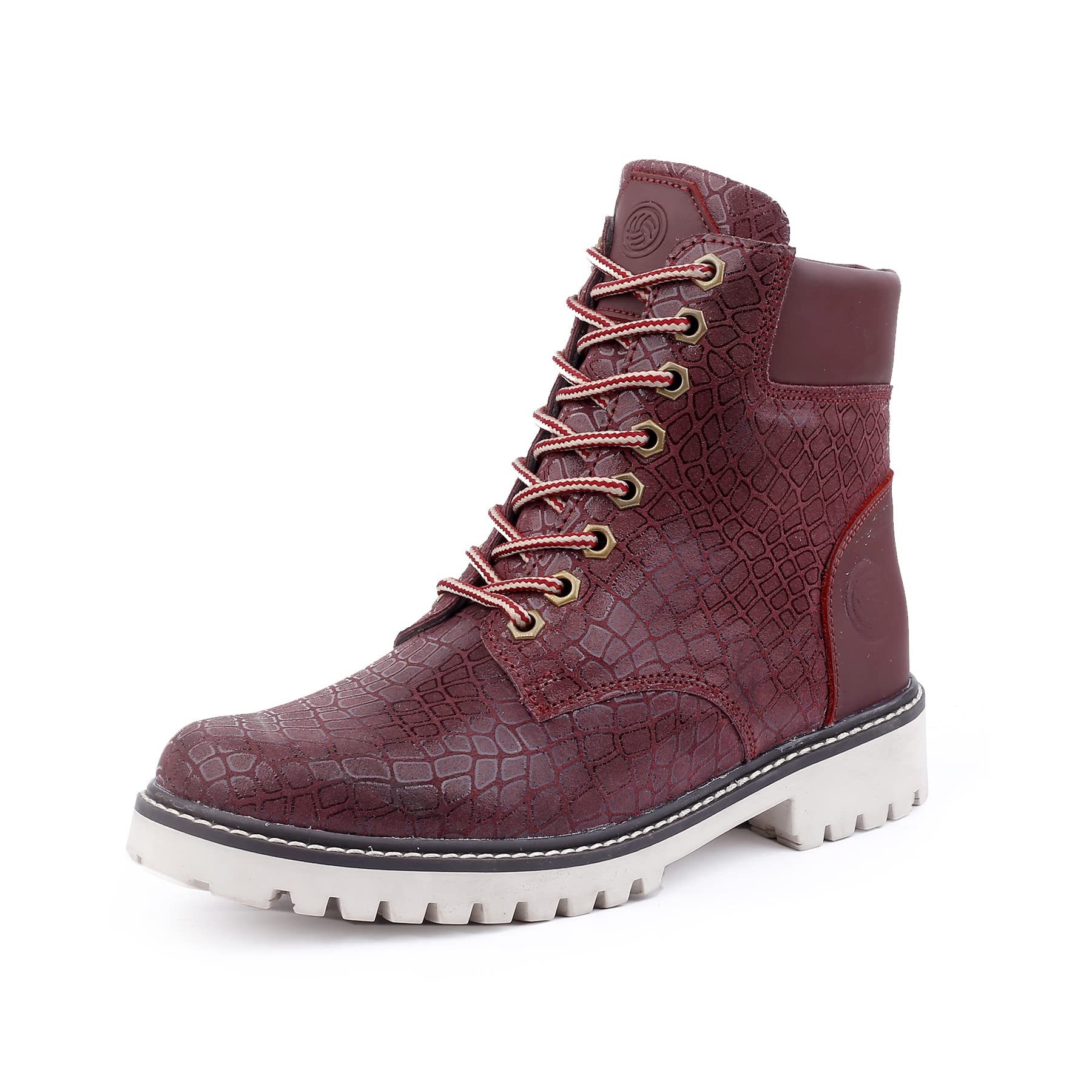 Bacca Bucci Vienna Genuine Leather Women Boots | Winter Derby Chukka Boots | Ankle Boots for Women | Lightweight with Padded Insocks Maroon (B0BSLNLHML) Amazon Price History, Amazon Price Tracker