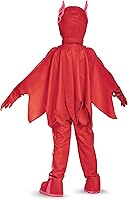 Vista 2 de Owlette Costume, Official PJ Masks Glow Costume Jumpsuit and Mask