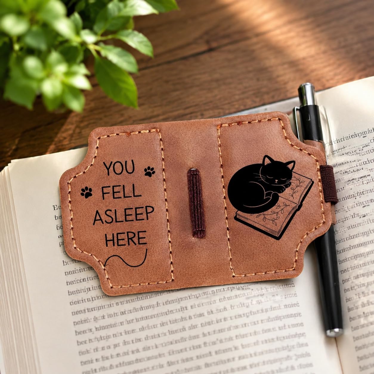 Black Cat Gifts for Women Men, Funny Cat Bookmark for Reading Women Men image 2