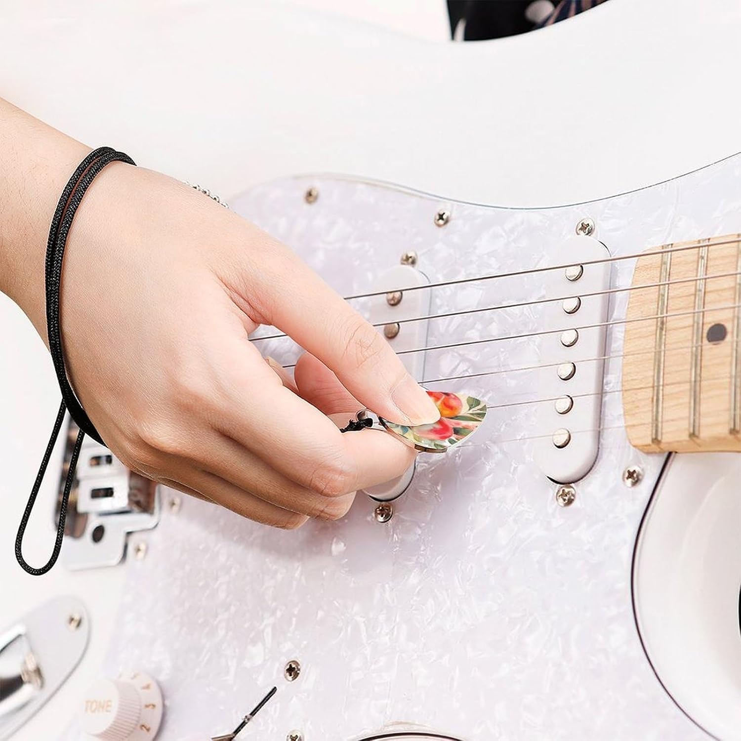 Guitar Pick Necklace Personalized Music Jewelry Bass Accessories image 5