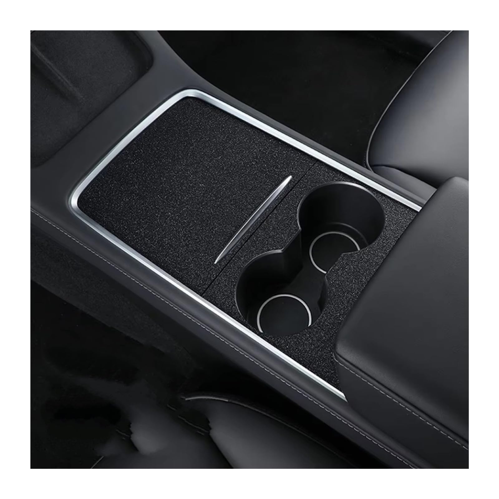 Car Interior Moulding Trim for Tesla for Model 3 for Y 2023 Central Control Panel Sticker Wood Grain Interior Console Accessories Trim(D)