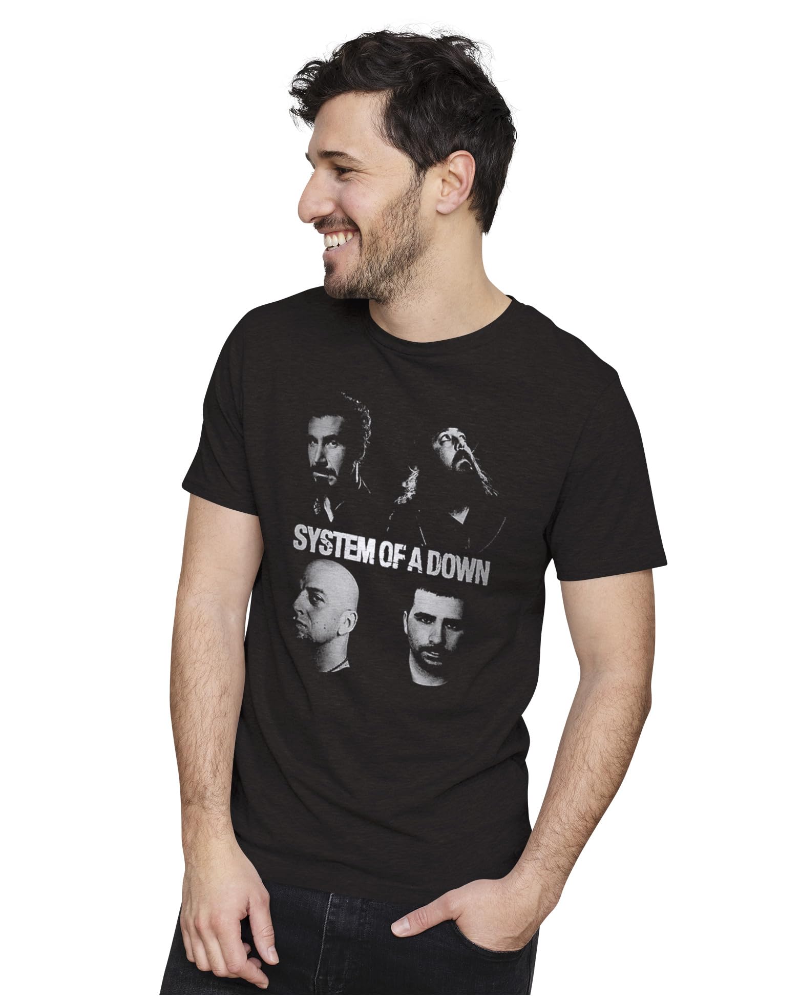 HeybrohMen's & Women's Regular Fit T-Shirt System of A Down 100% Cotton Unisex T-Shirt