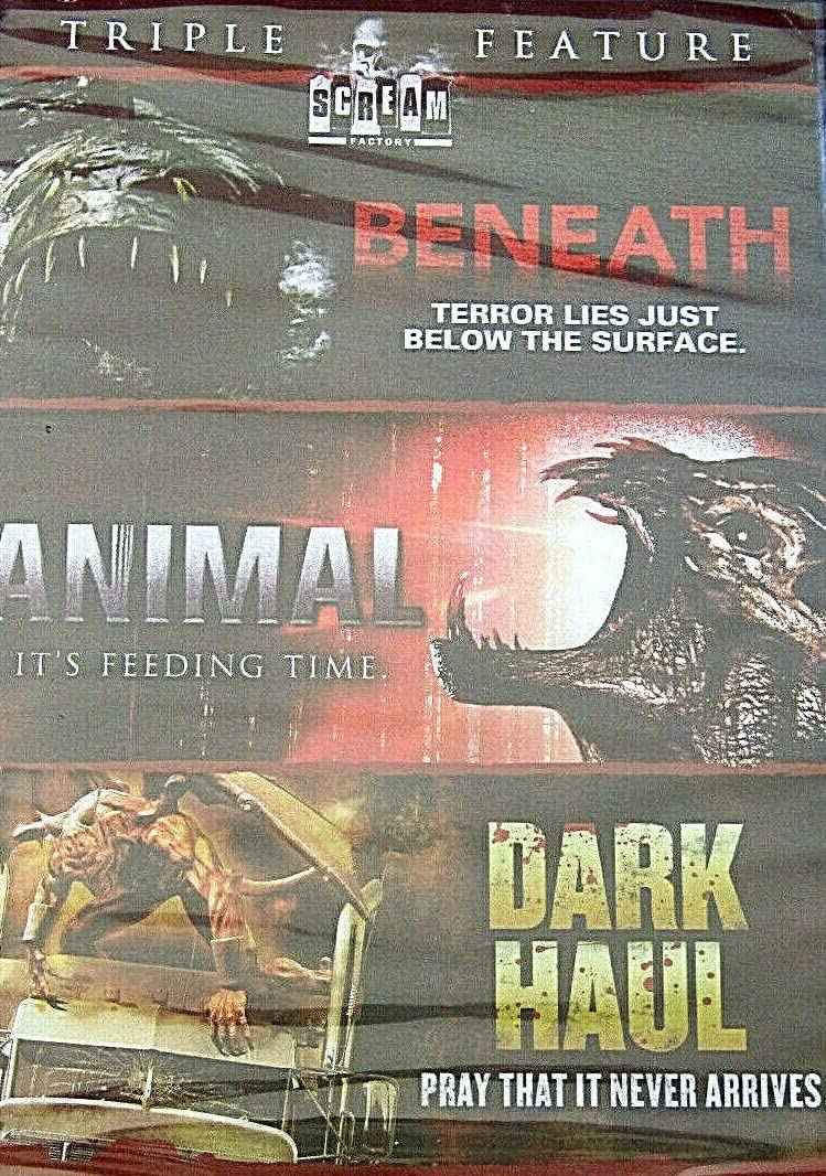 Película DVD Horror Triple Feature con tres historias de terror americano para televisión