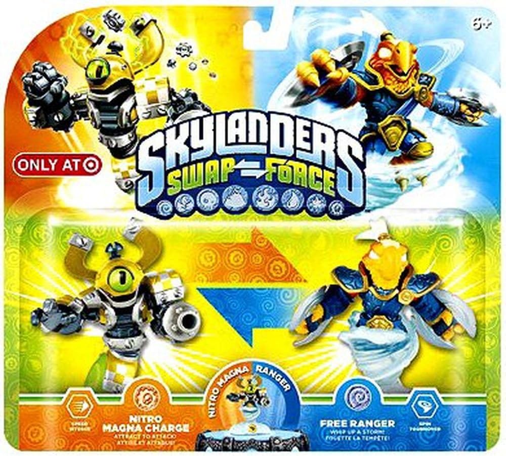 Amazon.com: Skylanders Swap Force Exclusive 2 Pack Nitro Magna Charge ...