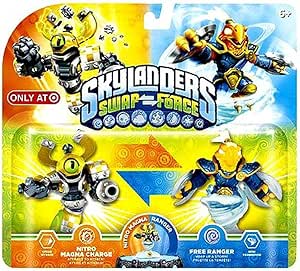 Skylanders Swap Force Exclusive 2 Pack Nitro Magna Charge &amp; Free Ranger (Swap-Able)