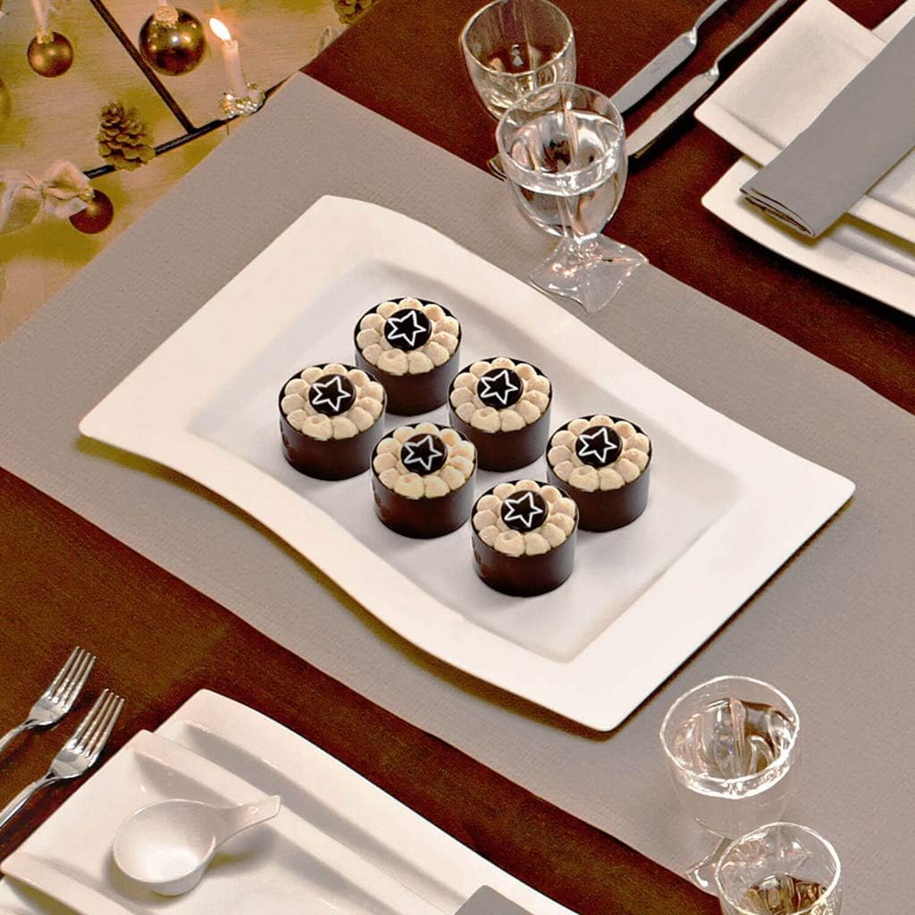 Villeroy & Boch New Wave Serving Dish, 19.25 in, Premium Porcelain, White