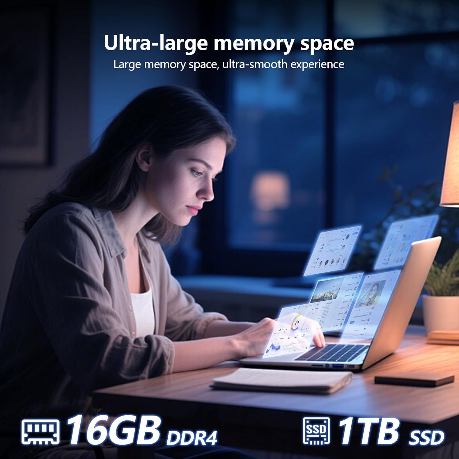 Gaming Laptop, 15.6 Inch Laptop Computer with N150 Processor(up to 3.6GHz), 16GB RAM 1TB SSD,Backlit Keyboard, FHD 1920 * 1080,Win 11 Pro,WiFi 5,BT 4.2,Gaming laptops,Lap top,laptops',cheap computer.