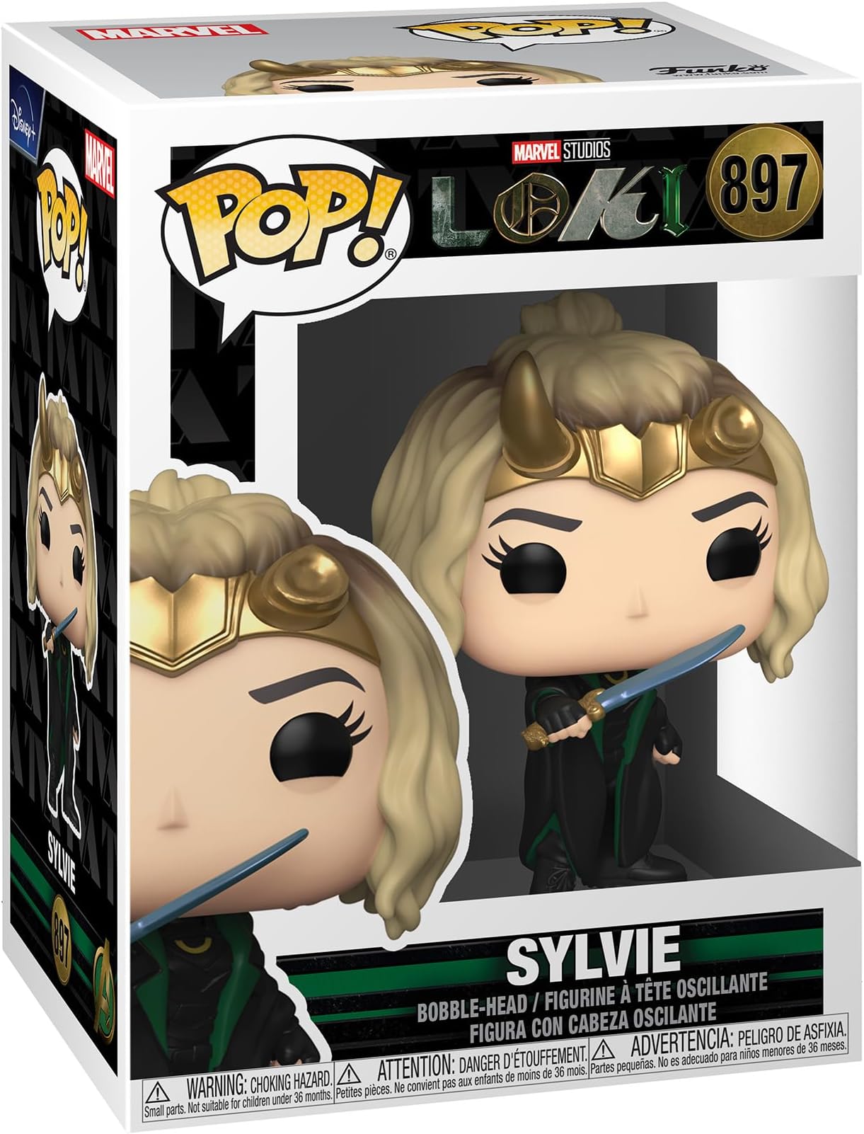 Pop Marvel: Loki - Sylvie Vinyl Bobblehead - Collectable Vinyl Figure - Gift Idea - Official Merchandise - Toys for Kids & Adults - Superheroes Fans - Model Figure for Collectors and Display