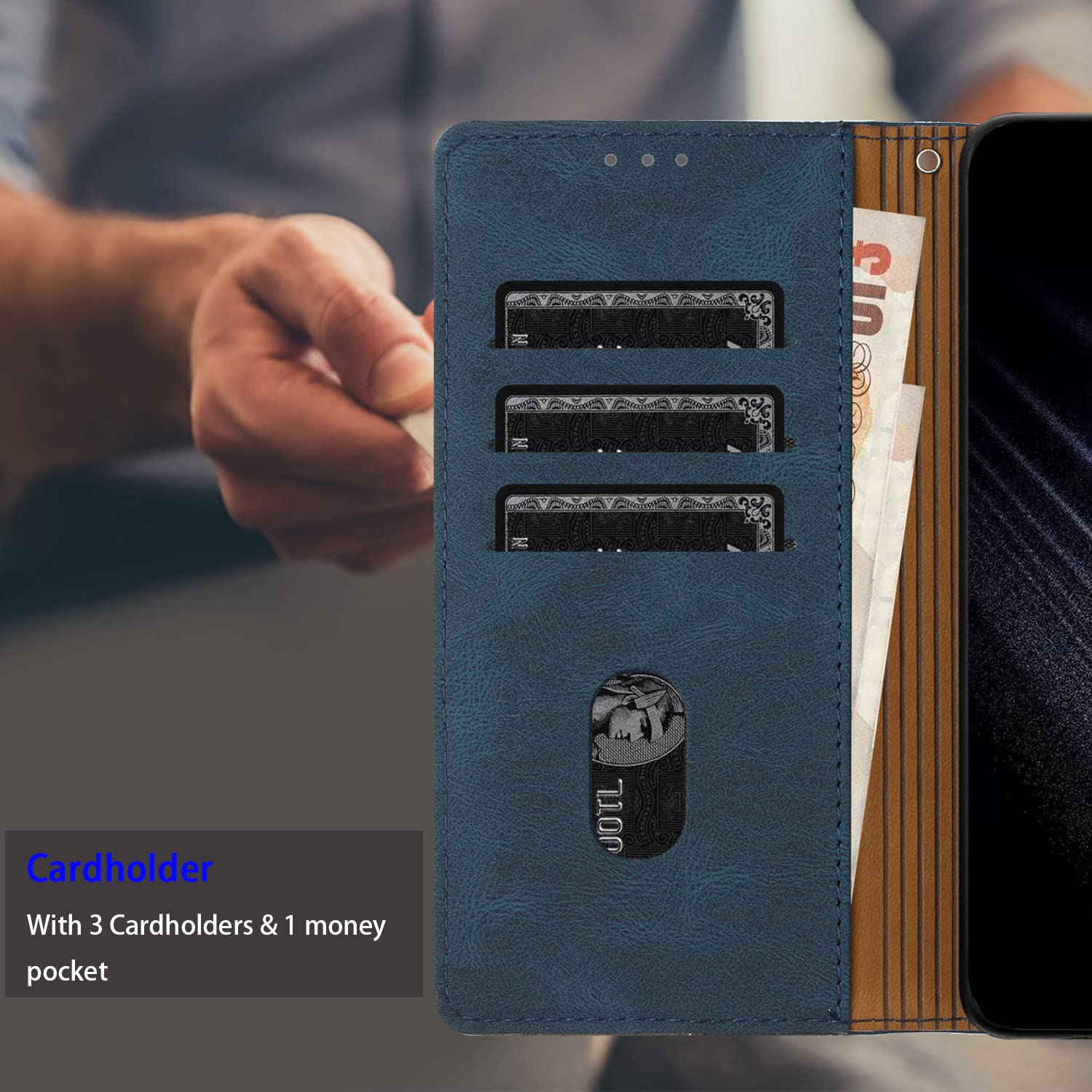 Custodia Magnetica Lemorry Custodia Portafoglio Per Xiaomi Redmi 4