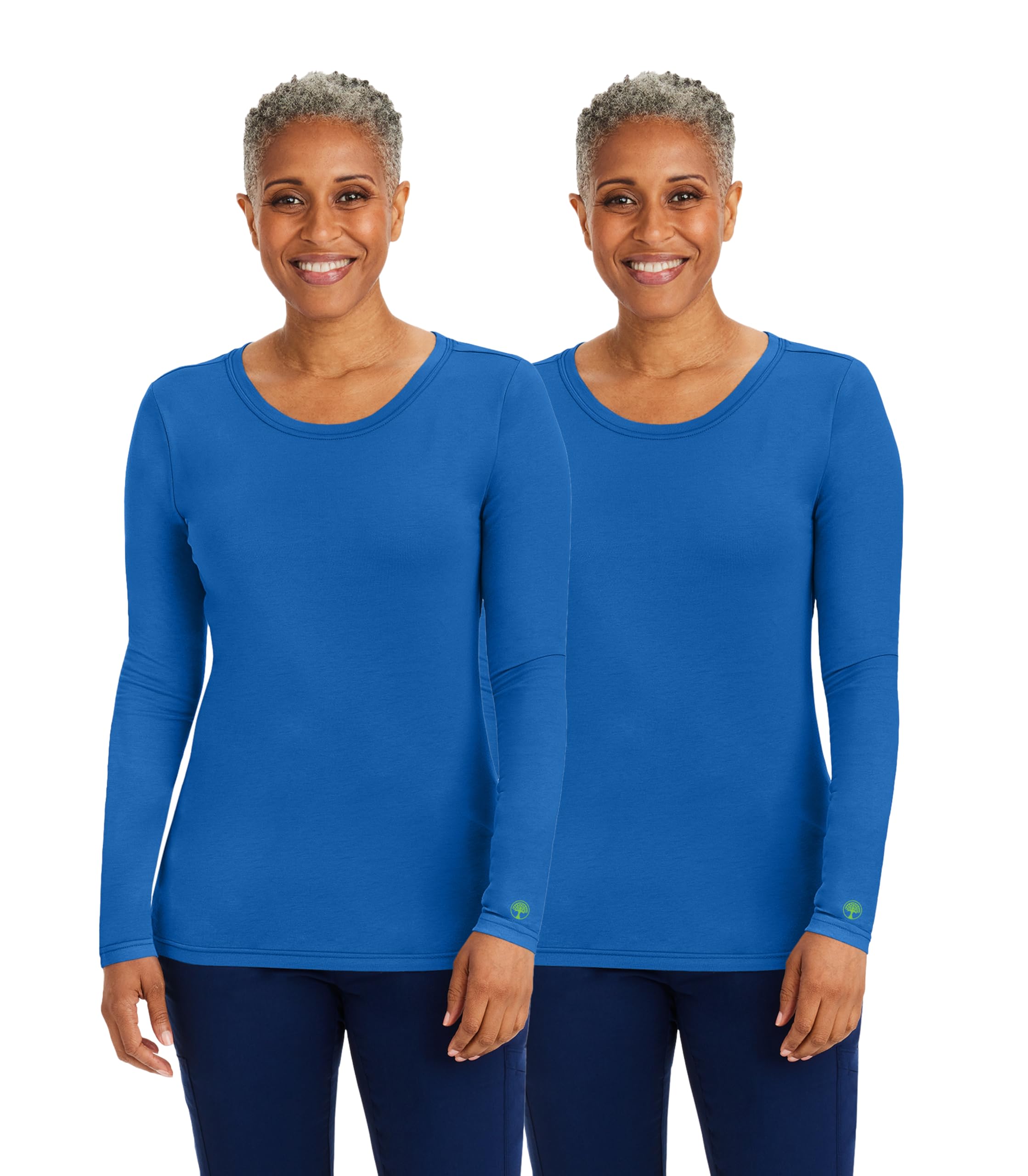 Healing Hands Women's Underscrub Soft Knit Melissa Longsleeve Scrub Tee with Breathable & Easy Care Fabric 5047