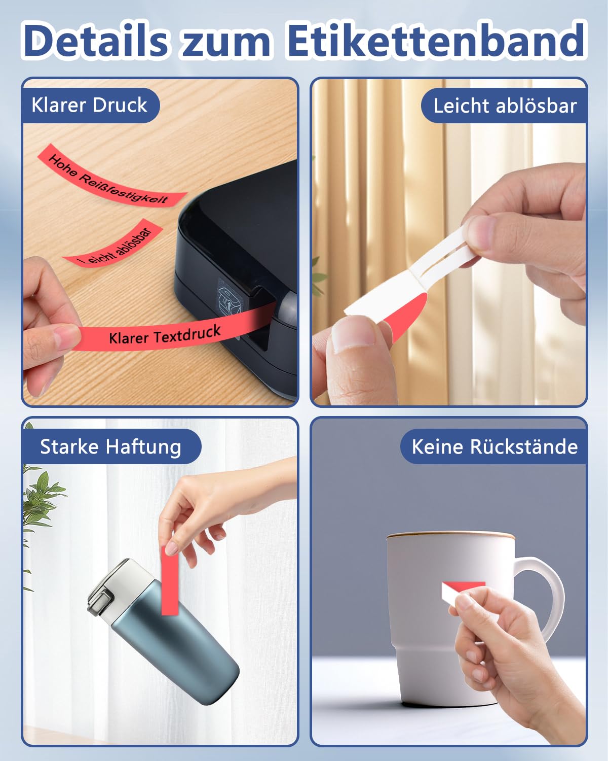 Cruxer 20er-Pack Kompatibel mit P-touch TZe-431 TZe431 12 mm Laminiertes Etikettenband, Schwarz auf Rot, Ersatz für Ptouch PT-H110 H100 H105 P300BT E110 D200 D210 D400 1230PC H200 Etikettendrucker