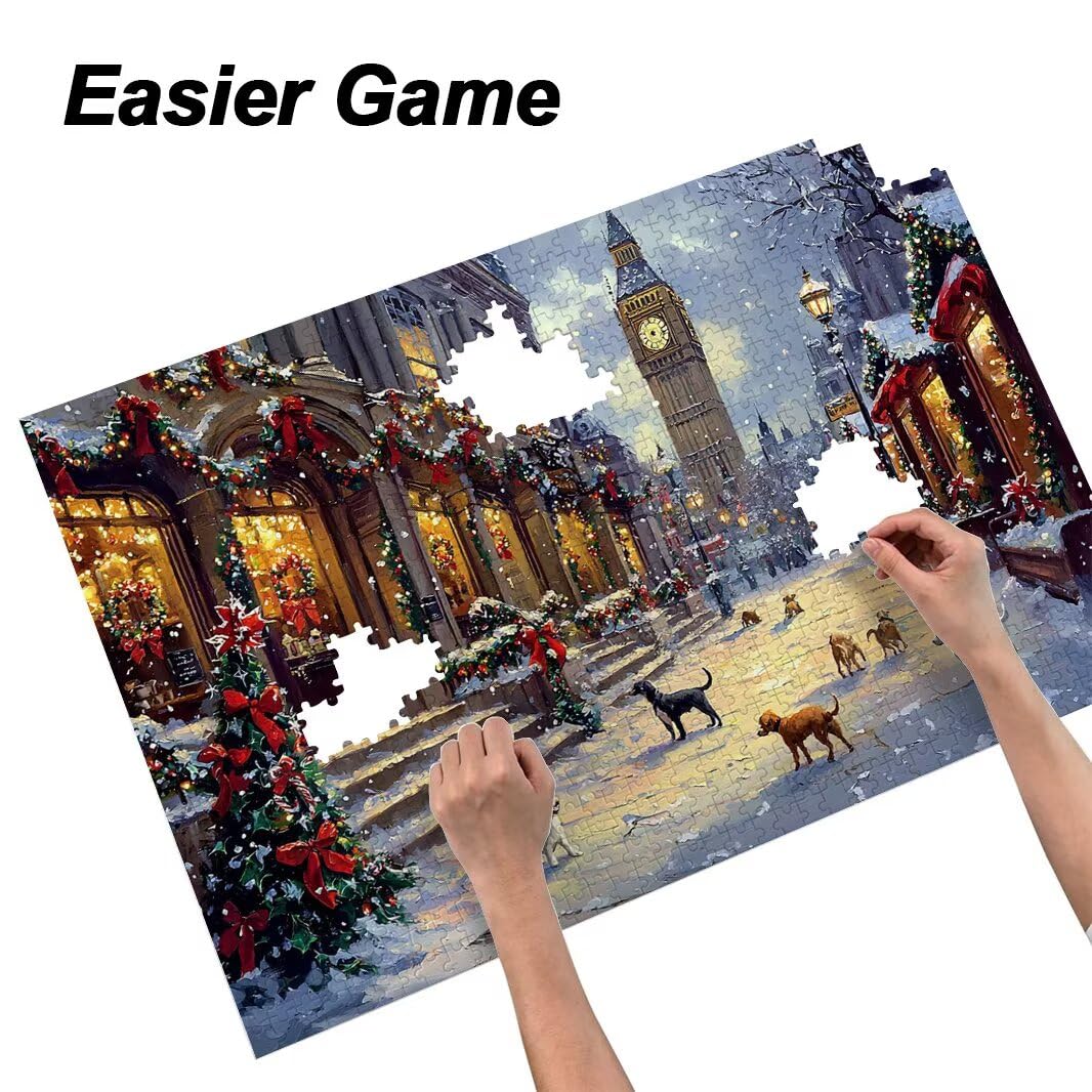 Puzzle Natale, Puzzle 1500 Pezzi Arte per Adulti, Regalo Uomo e Donna -4641
