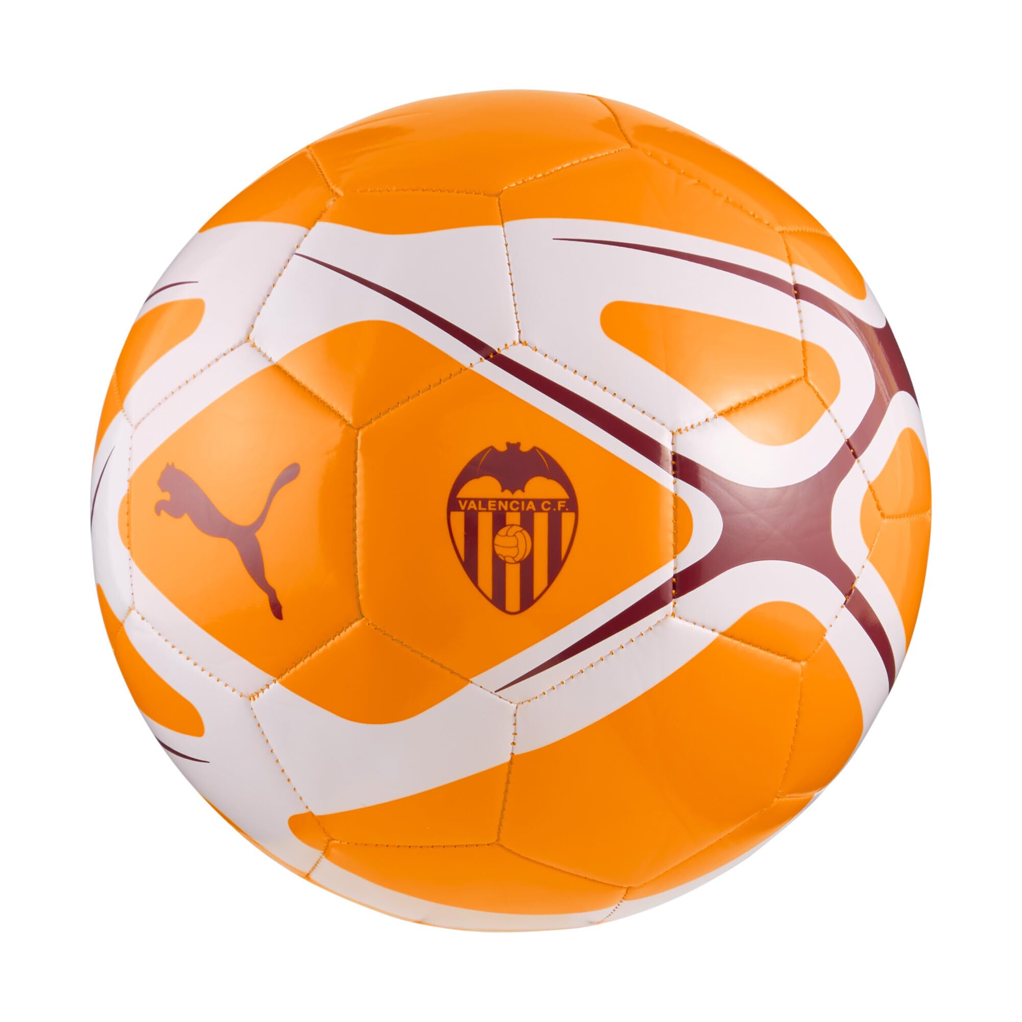 PUMA Unisex Valencia CF Culture Fußball 5, Orange Glo Team Regal Red