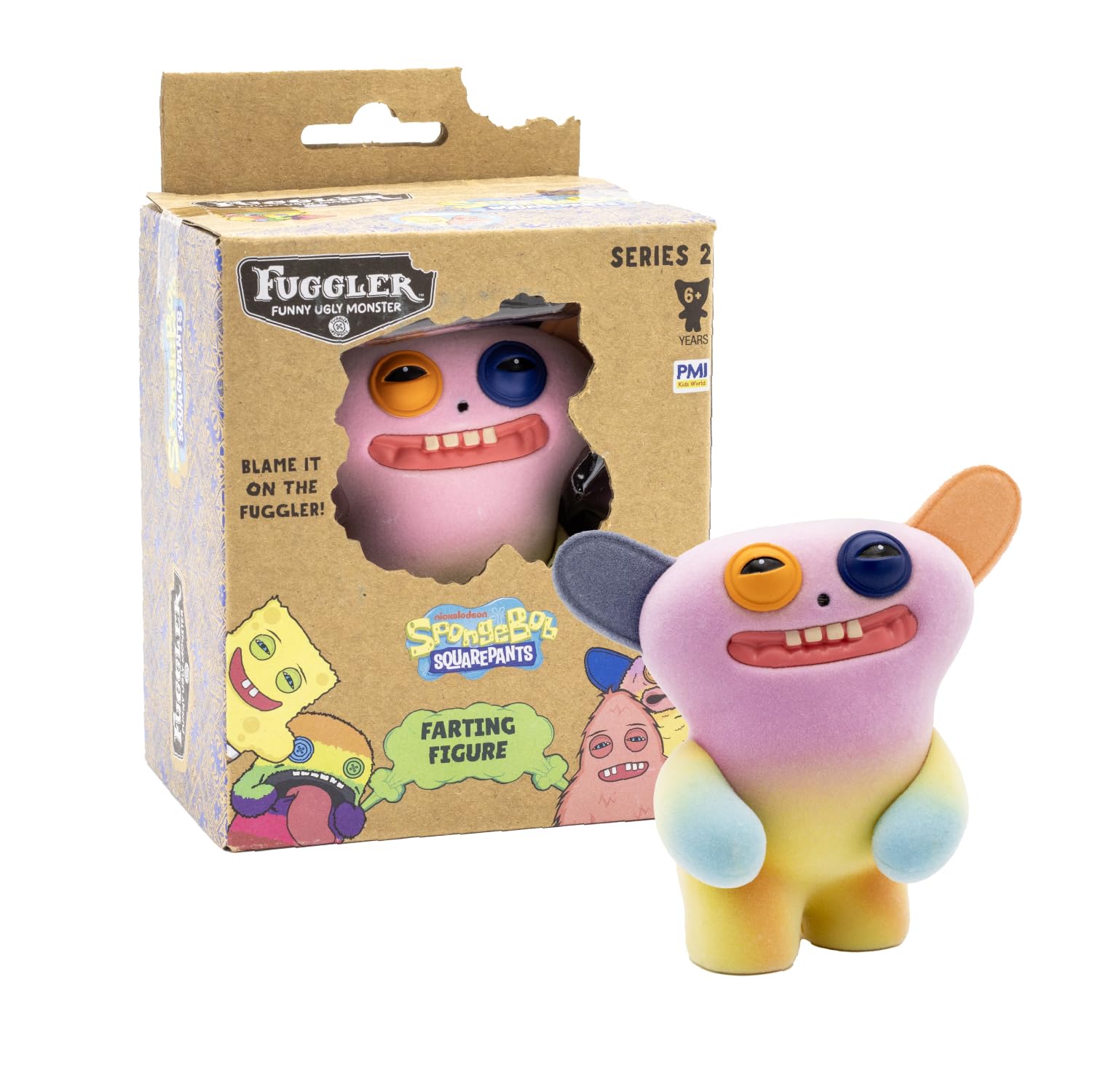 Fuggler SpongeBob SquarePants Farting Figure Interactive Toy