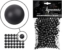 Vista 10 de Wearable4U . Pelotas de goma reutilizables para pistolas de paintball, 43 o 0.50 o 0.68 Cal