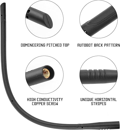 Miniatura 2 de KSaAuto varias antenas de radio de núcleo de cobre para 2007-2019 GMC Sierra y Chevy Silverado todos los modelos de camiones (excepto HD) con rosca