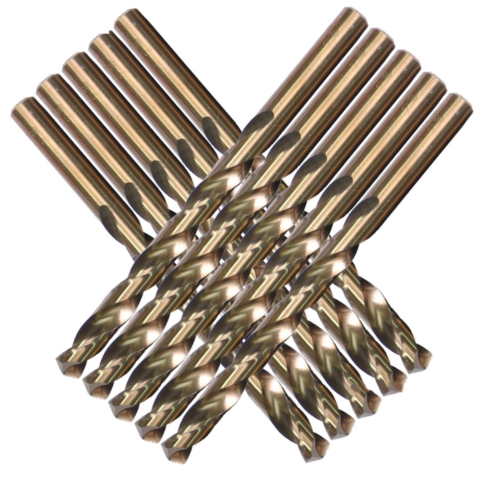 Strumenti M35 Set di punte da trapano al cobalto, set di punte HSS-CO 1,0-10 mm, for forare su acciaio temprato, ghisa e acciaio inossidabile 5/10 pezzi(5.5mm 10pc)