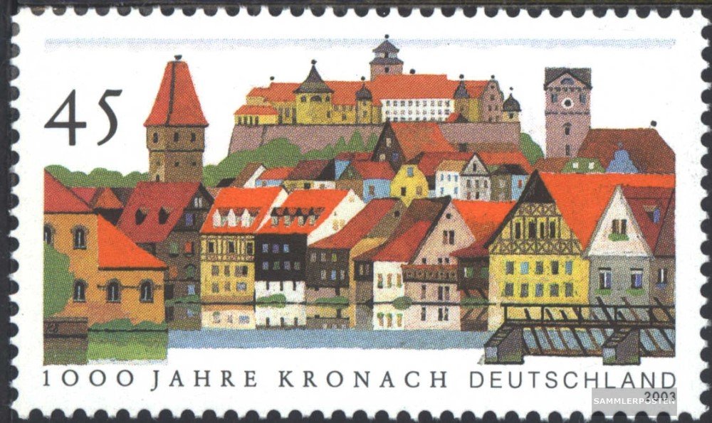RFA (FR.Allemagne) 2356-2357 (complète.Edition.) Neuf avec Gomme Originale ** MNH 2003 en français Villes (Timbres pour Les collectionneurs) : . fr