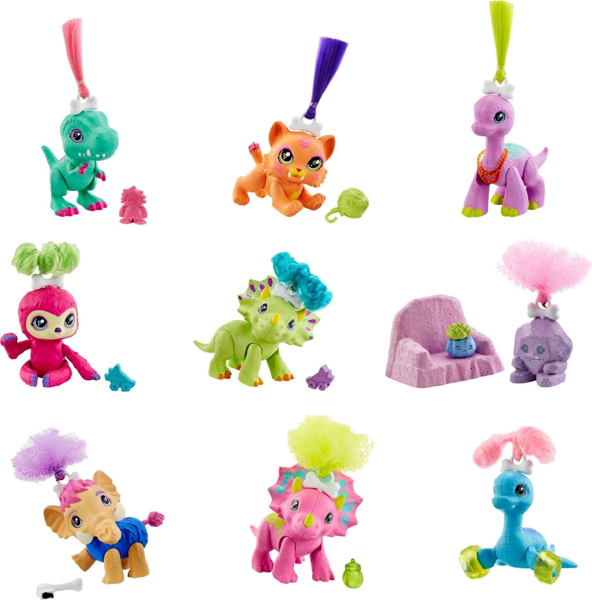 Cave Club Dino Baby Crystals, Surprise Pet With Accessories And Slime Or Sand