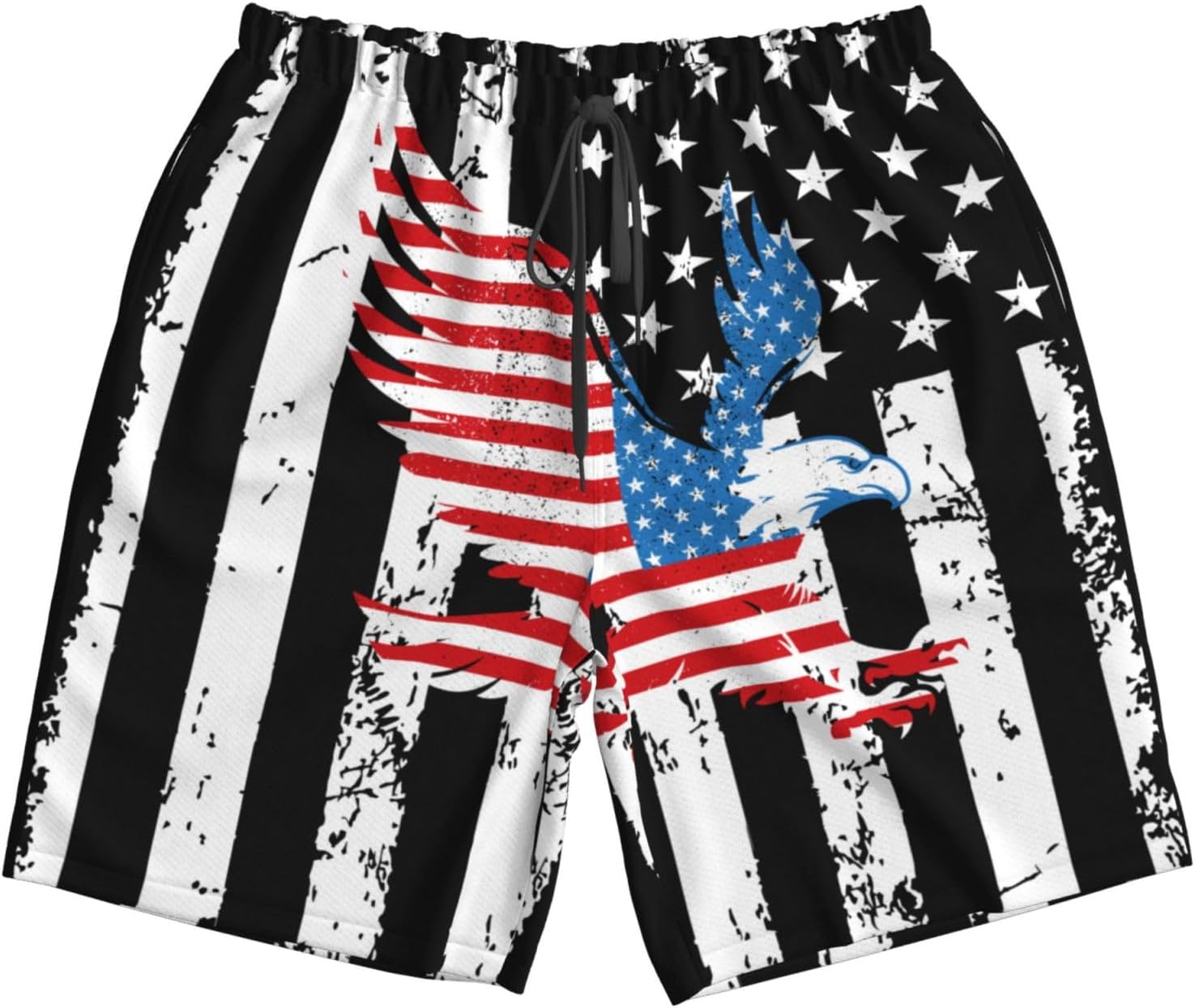 Mens Swim Trunks Quick Dry Board Shorts with Mesh Lining Beach Swimwear Bathing Suits with Pockets