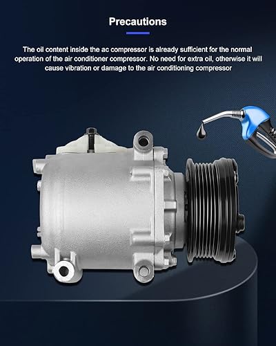 Miniatura 7 de ECCPP Compresor de aire acondicionado CO 102580AC 2002 2003 2004 2005 apto para M-ercury Mountaineer para F-ord Explorer 4.0L AC Compressor