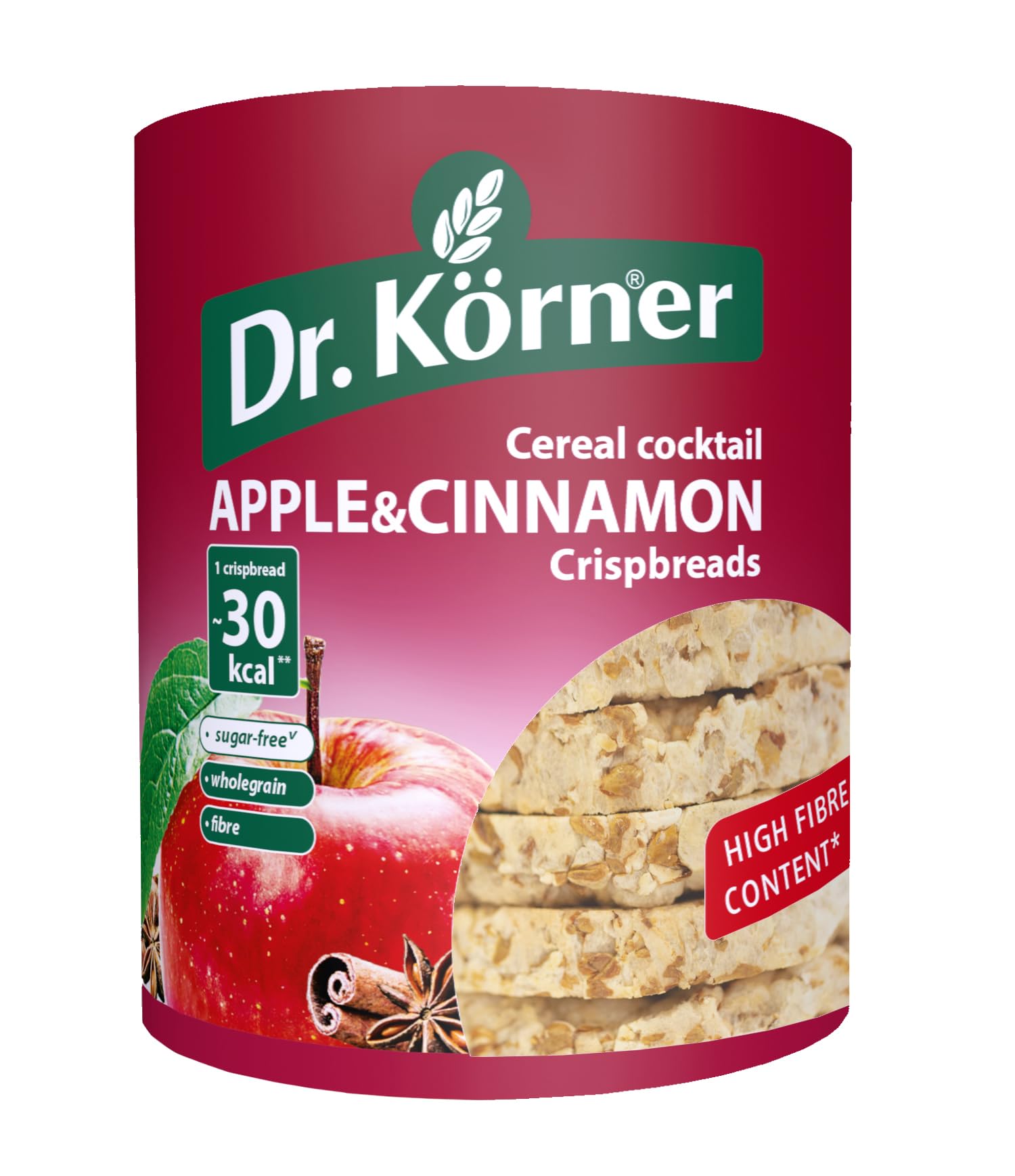 Dr.Korner DK APPLE W/ CINNAMON&CEREALS CRISPBREAD 90G