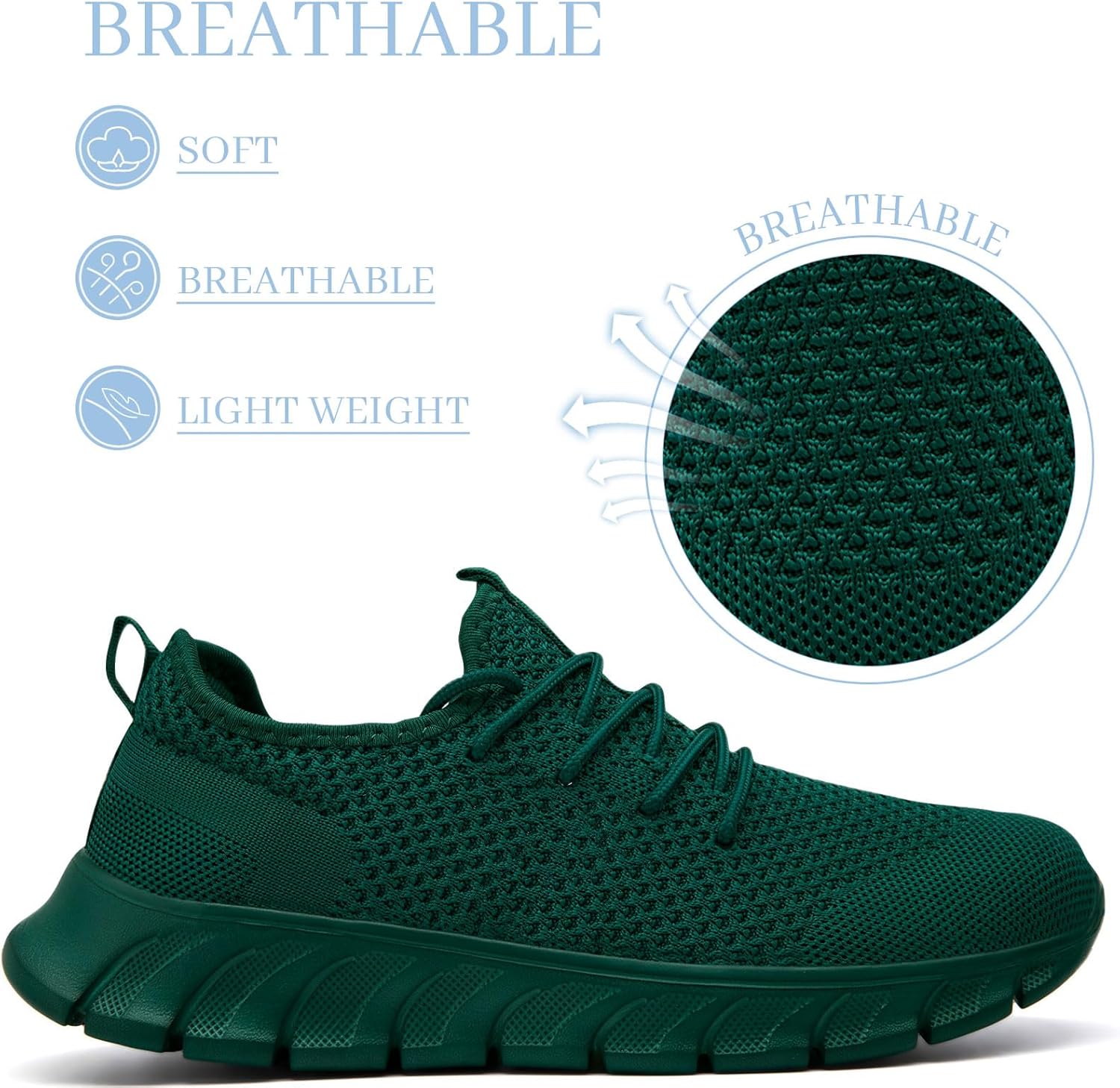 Running Shoes for Men Womens Walking Tennis Gym Sneakers Slip On Comfortable Lightweight Athletic Workout Fashion Sports Shoes