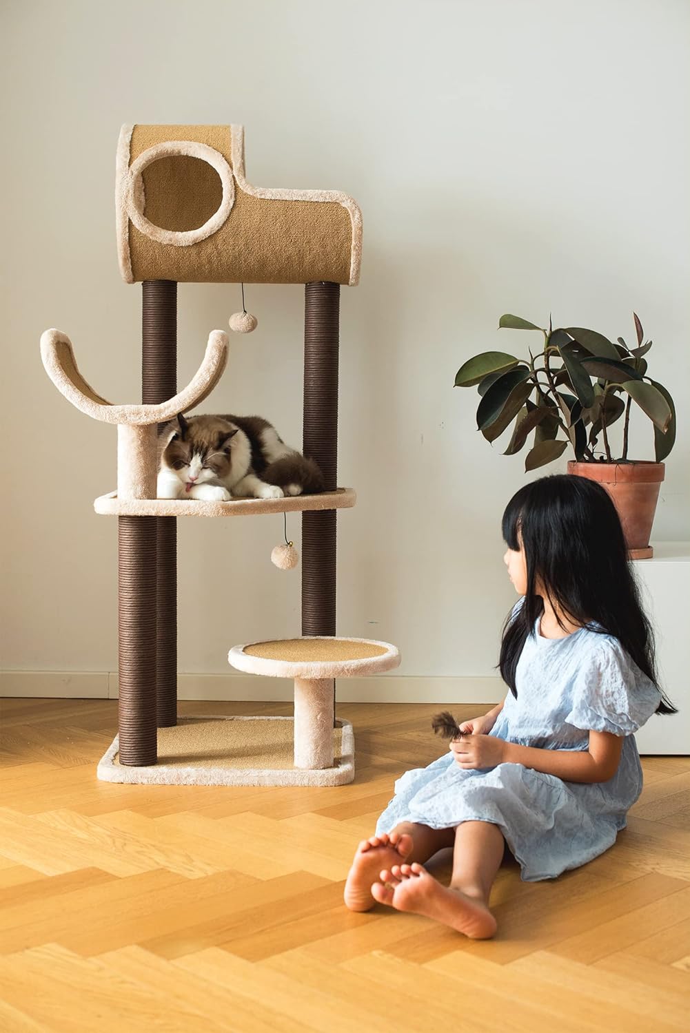Catry, Large Activity Cat Tree (CT18382) : Pet Supplies