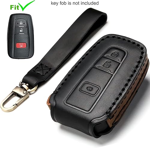 Miniatura 2 de LYGKMU Funda para Llave de Coche Compatible con Control Remoto Sin Llave de Toyota 2022202120202019201820172016 RAV4 Camry Corolla Avalon Tacoma