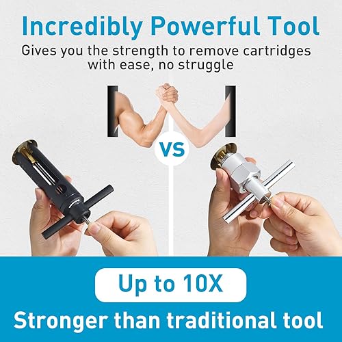 Miniatura 2 de 104421U Herramienta de extracción de cartucho para Moen 1222 1225 1220, herramienta extractor de cartuchos de ducha, extractor de cartuchos de grifo